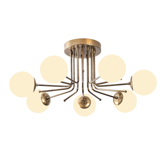 Opviq Lámpara de araña Daisy - 146-AV Dorado y Blanco Opviq Lámpara de araña Daisy - 146-AV Dorado y Blanco